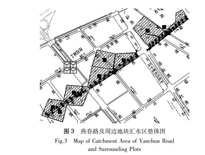 春路及周边地块汇水区整体图